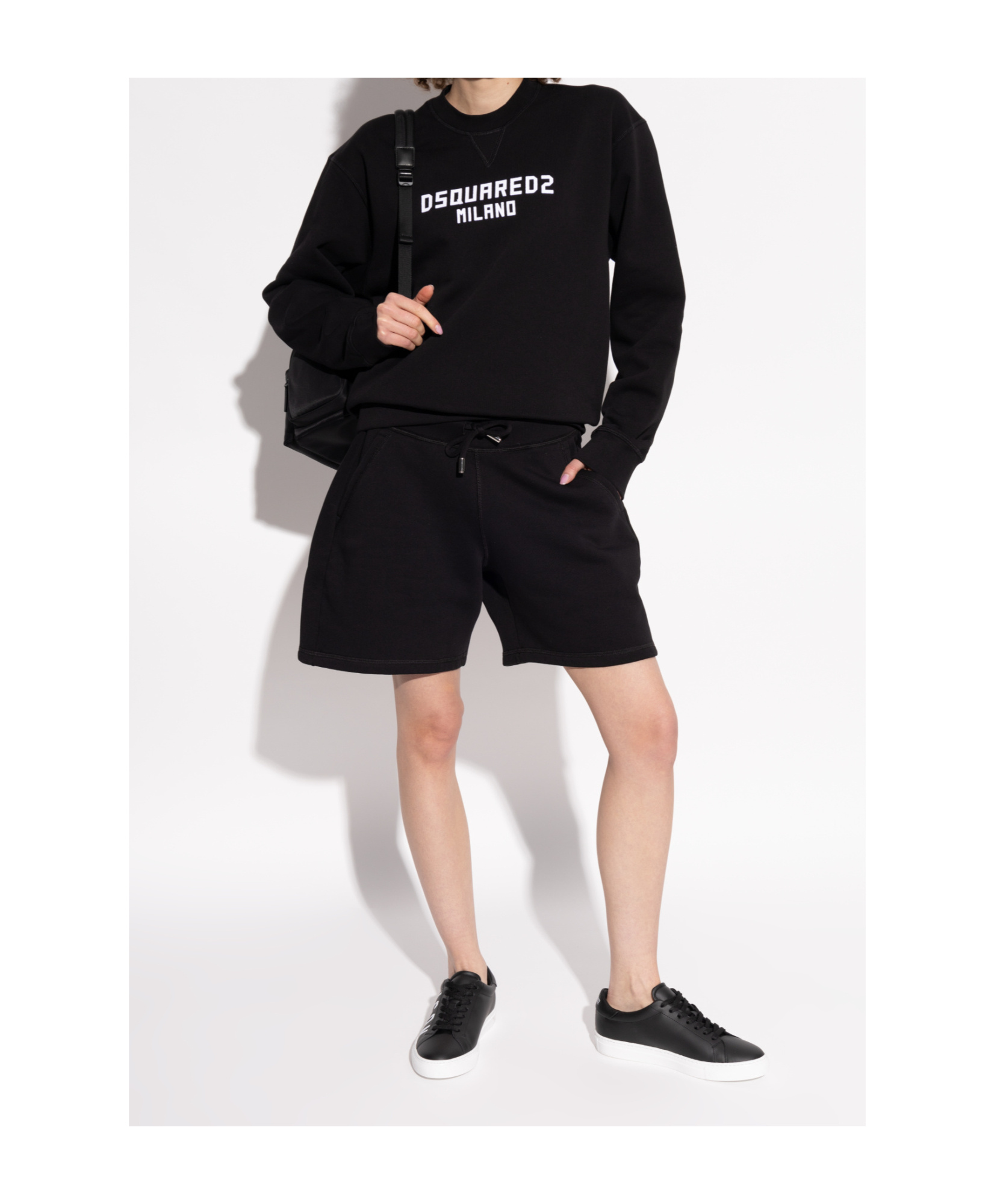 Dsquared2 Icon Casetta Sneakers In Black
