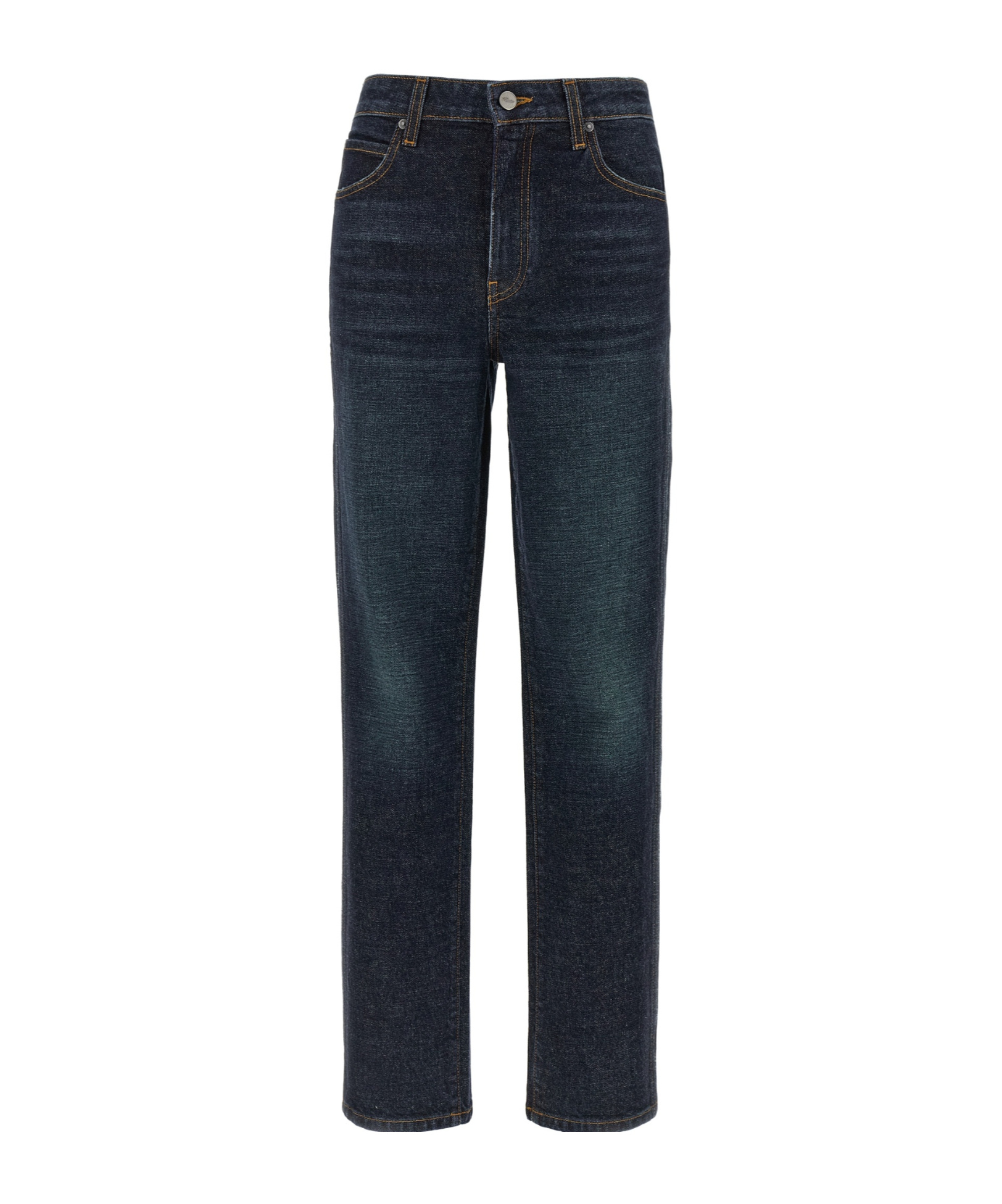 Khaite Denim Trousers With Belt Loops In Blue