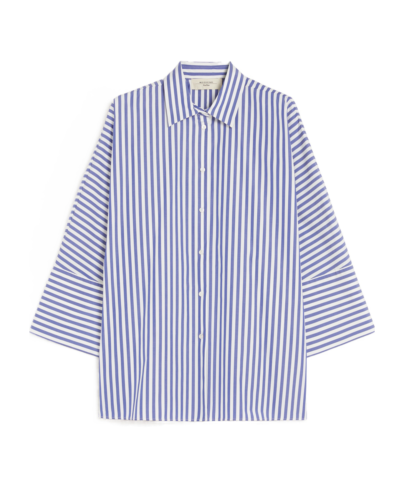 Weekend Max Mara Women's Hudson Shirt Navy | Size 42 | 2515111092600045 In Navy Blue