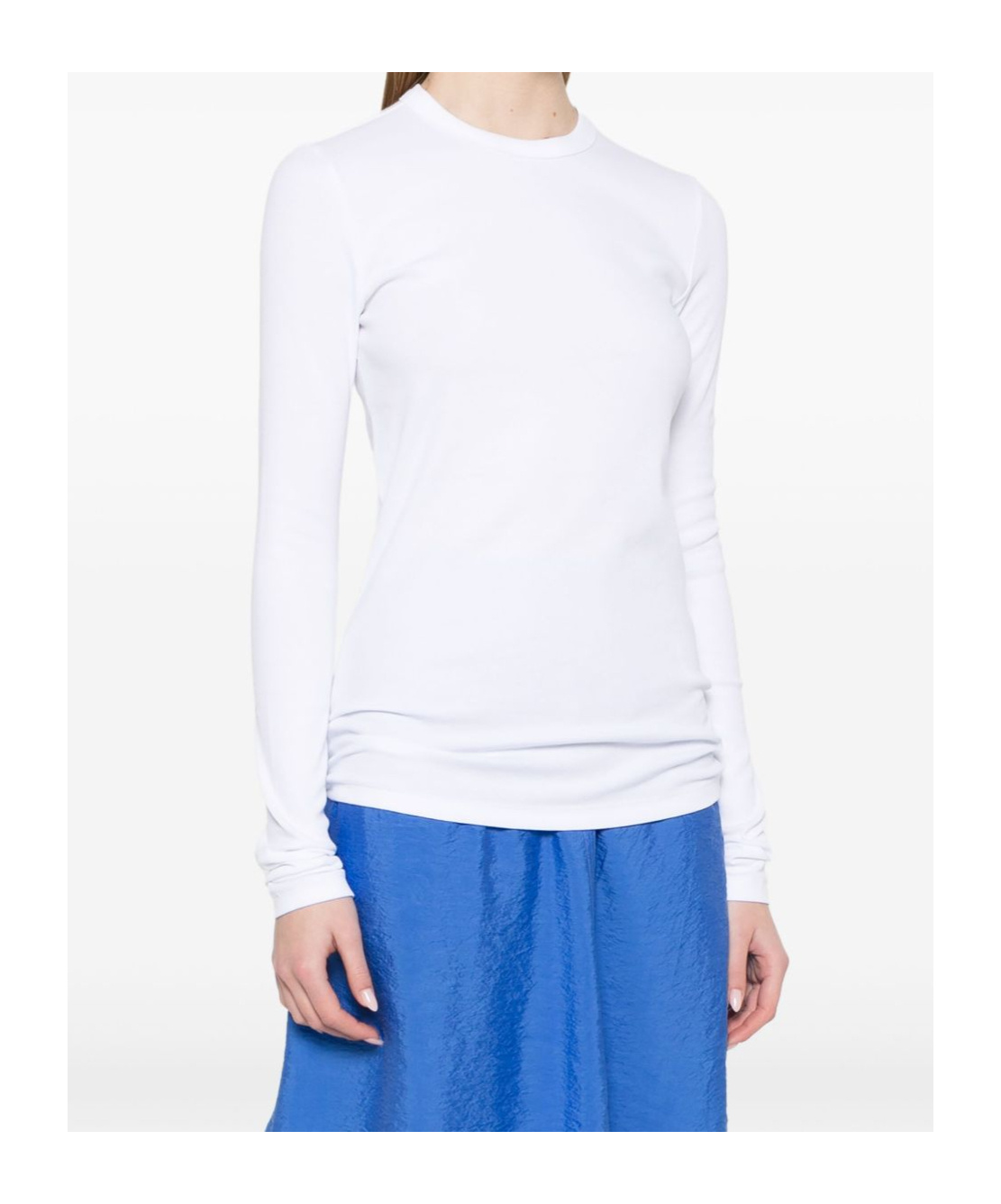 Totême Long-sleeved T-shirt In White