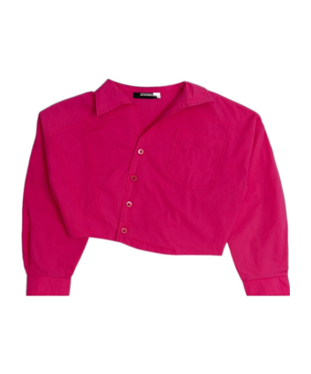 Jacquemus Long-sleeved Shirt In Red