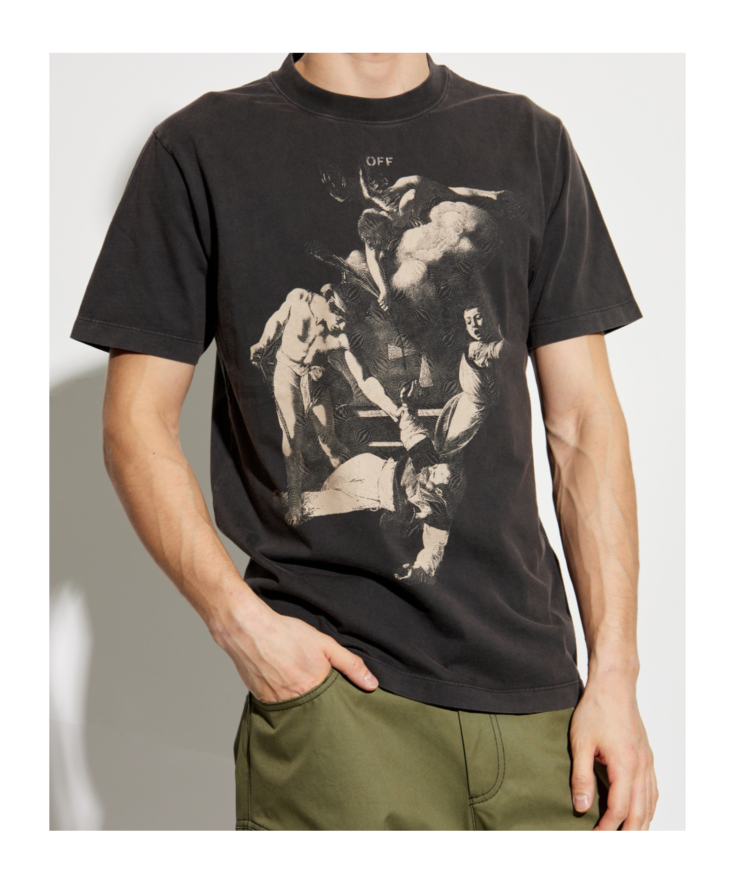 Off-white Off White T-shirts And Polos In Black