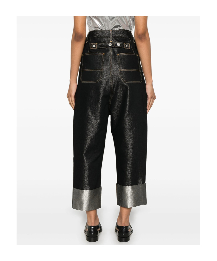 Junya Watanabe Belt Loops Casual Pants In Black
