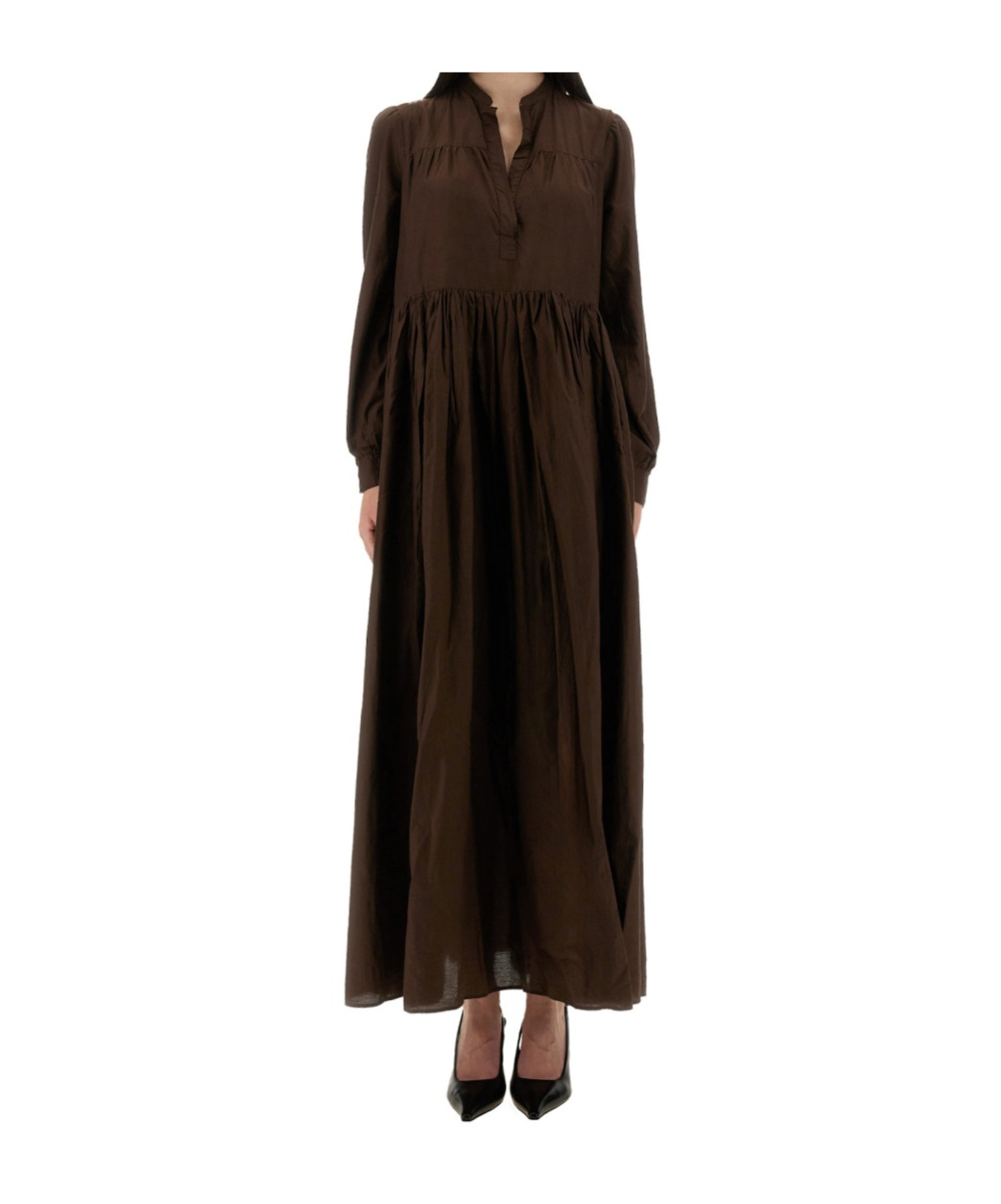 Aspesi Cotton Muslin Maxi Dress