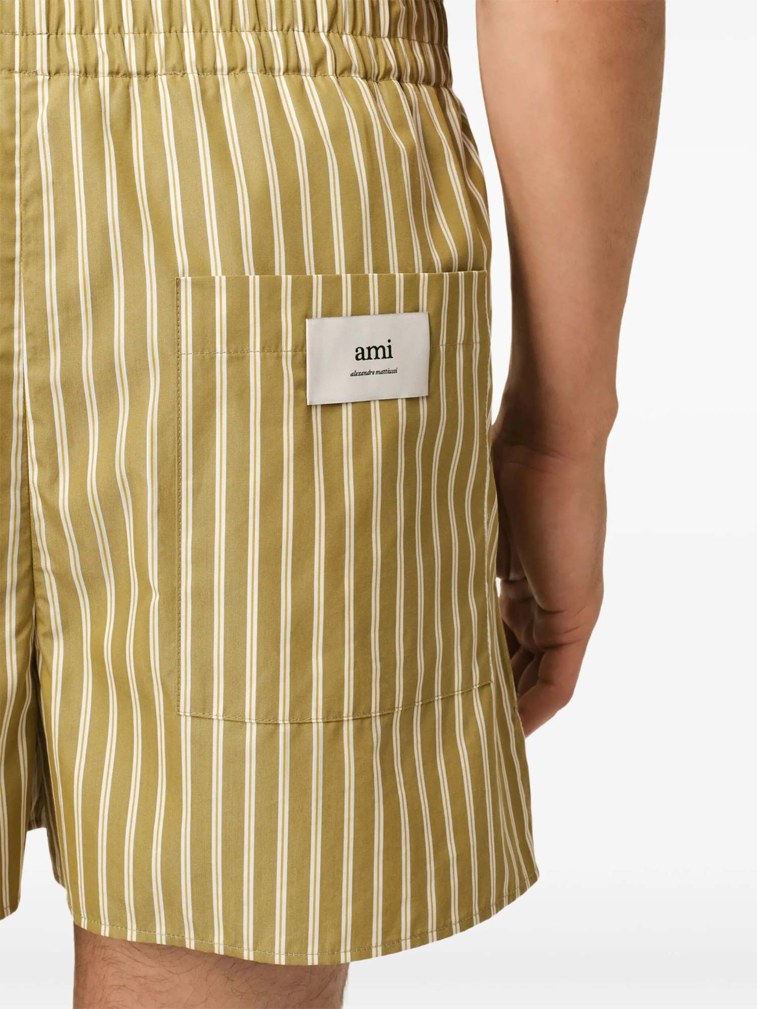 Ami Alexandre Mattiussi Ami Paris Short Stripes In Multi