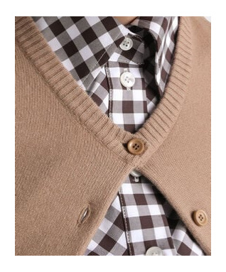 Dolce & Gabbana Long-sleeved Cashmere Sweater In Brown
