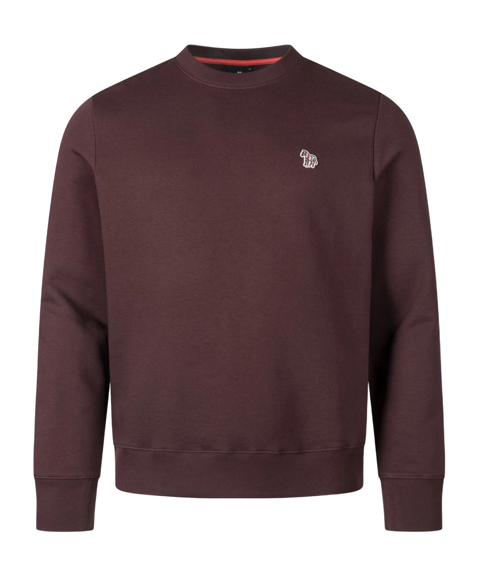 Ps By Paul Smith Mens Red Regular-fit Zebra Cotton-jersey Sweatshirt Xl In Brown