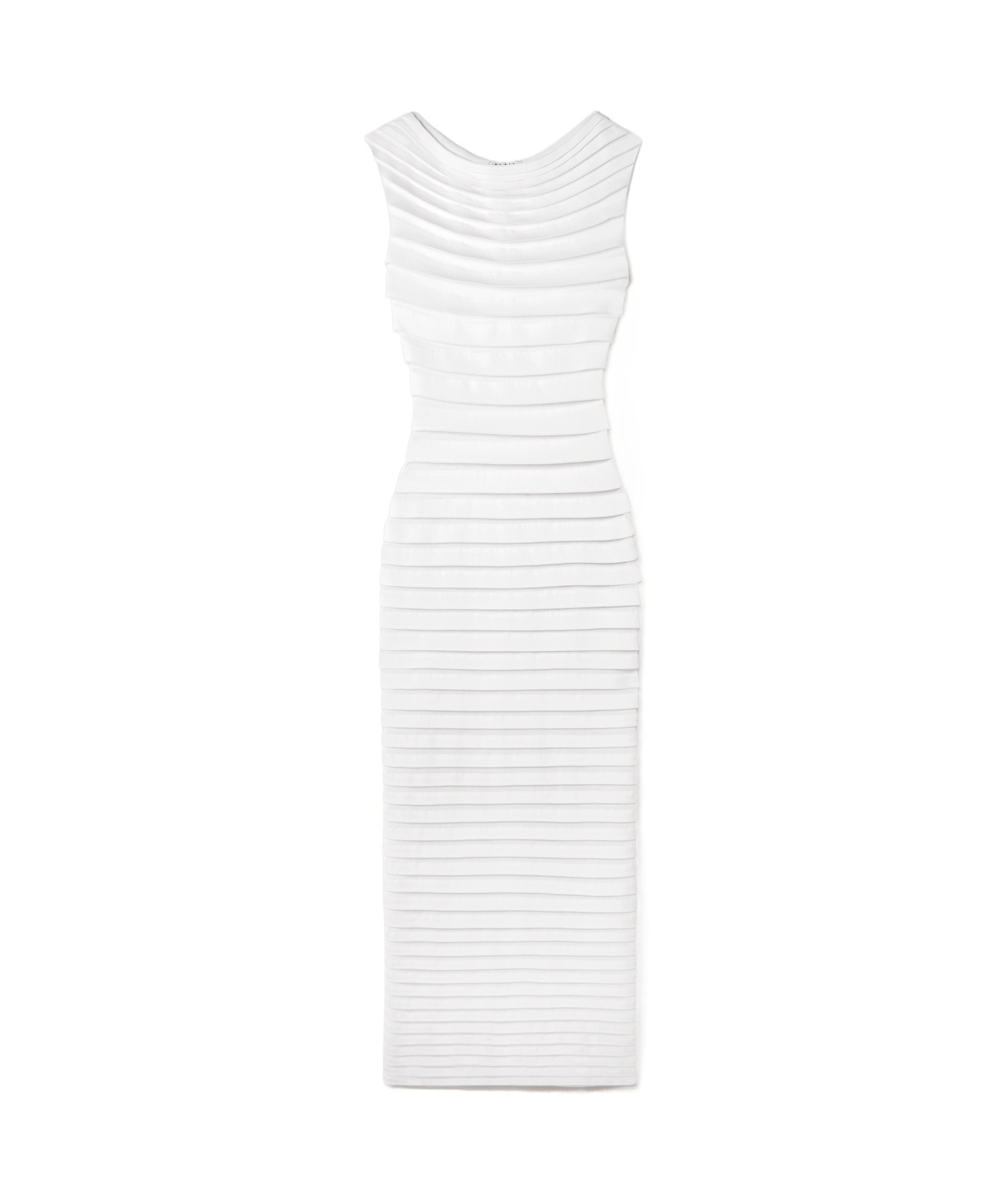 Alaïa Layered Extra-long Dress In White