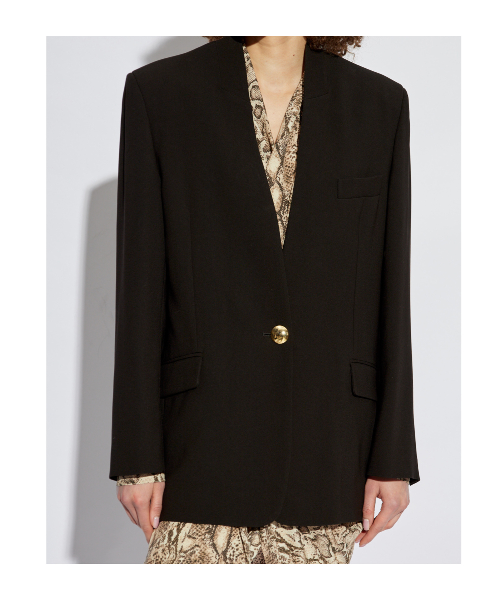 Shop Isabel Marant Helona Jacket In Black