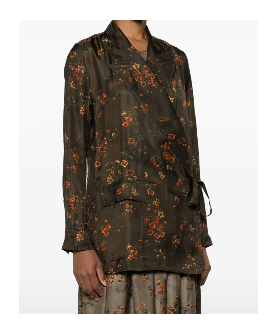 Uma Wang Khloe Blazer In Green