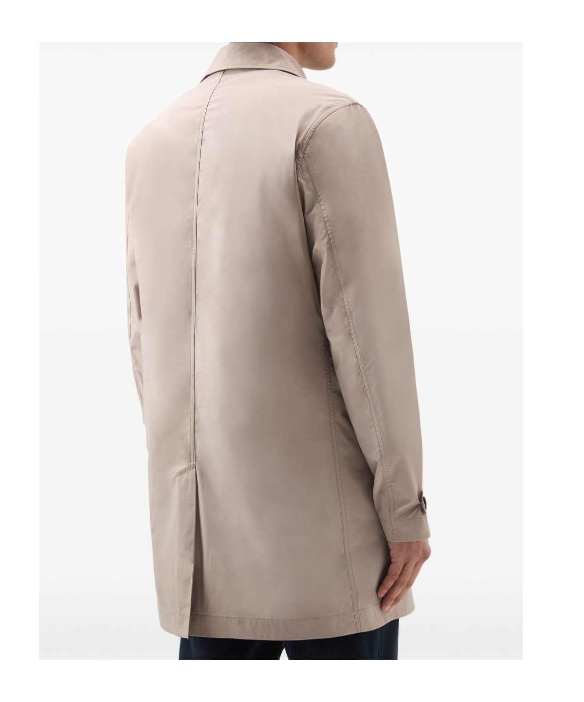 Woolrich Beige Giacca City Carcoat