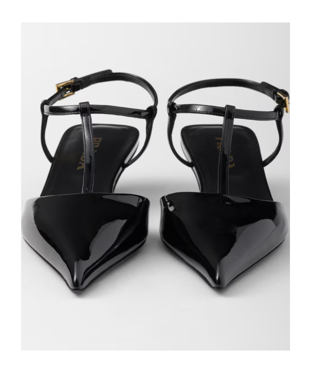 Prada 35 Calf Leather Pumps In Black