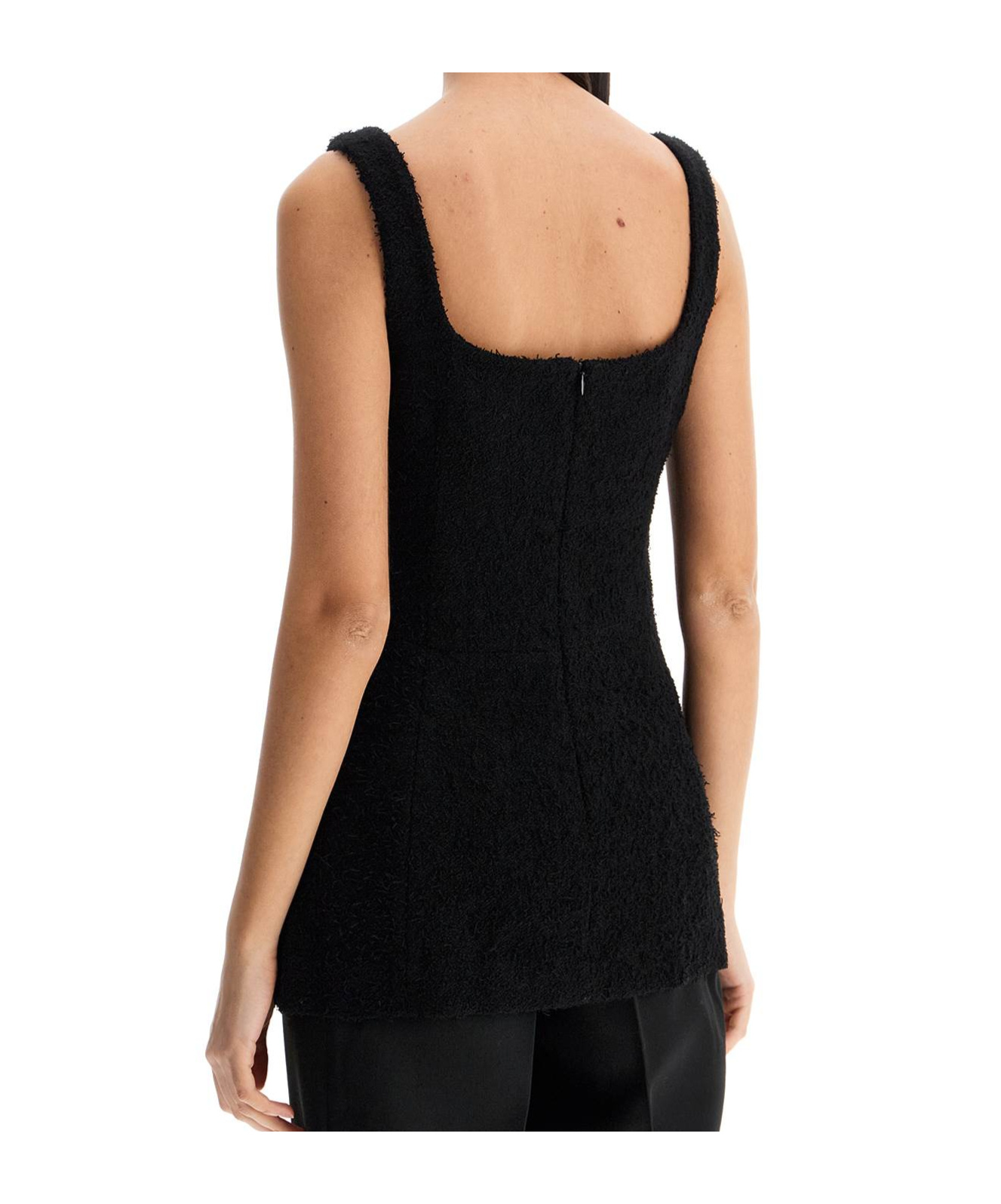 Totême Square Collar Sling In Black