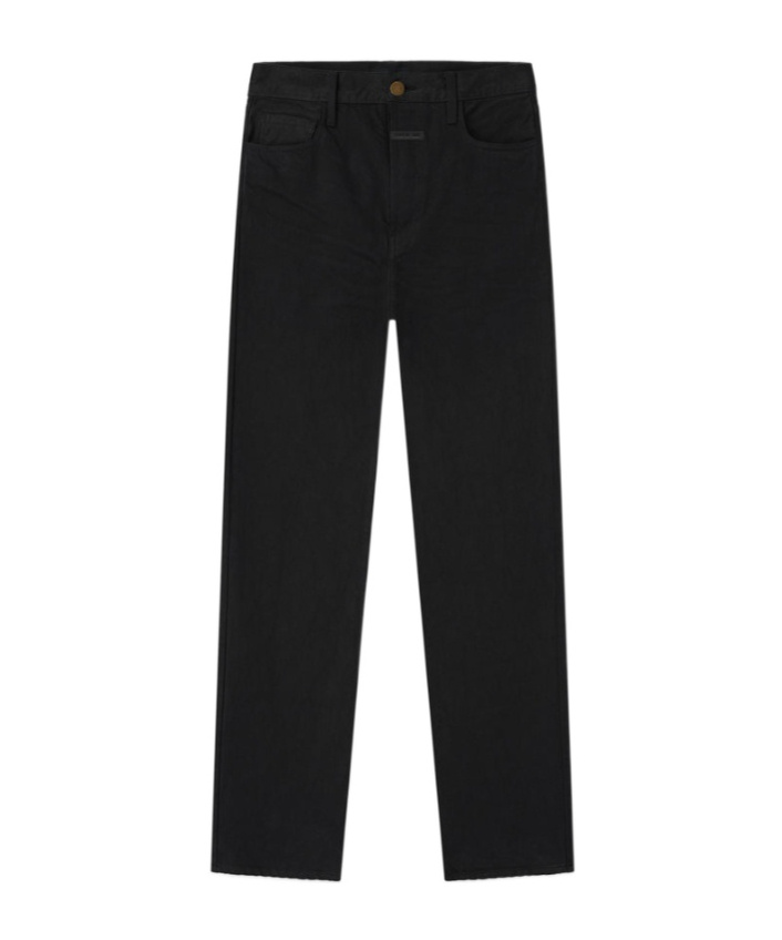 Fear Of God Rinsed-effect Jeans In Black