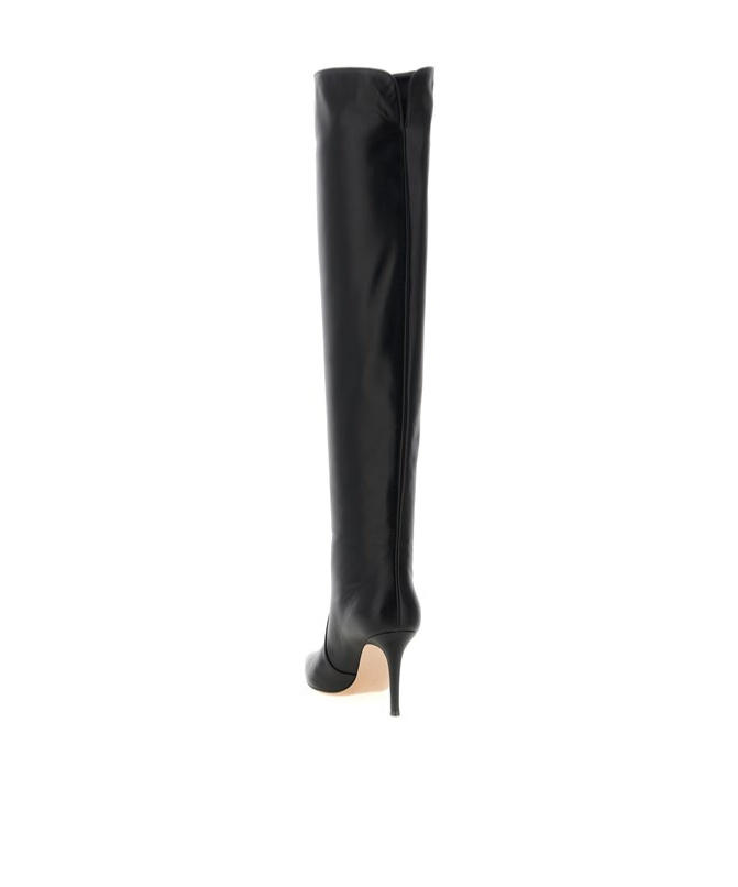 Gianvito Rossi Pointed-toe Boots In Black