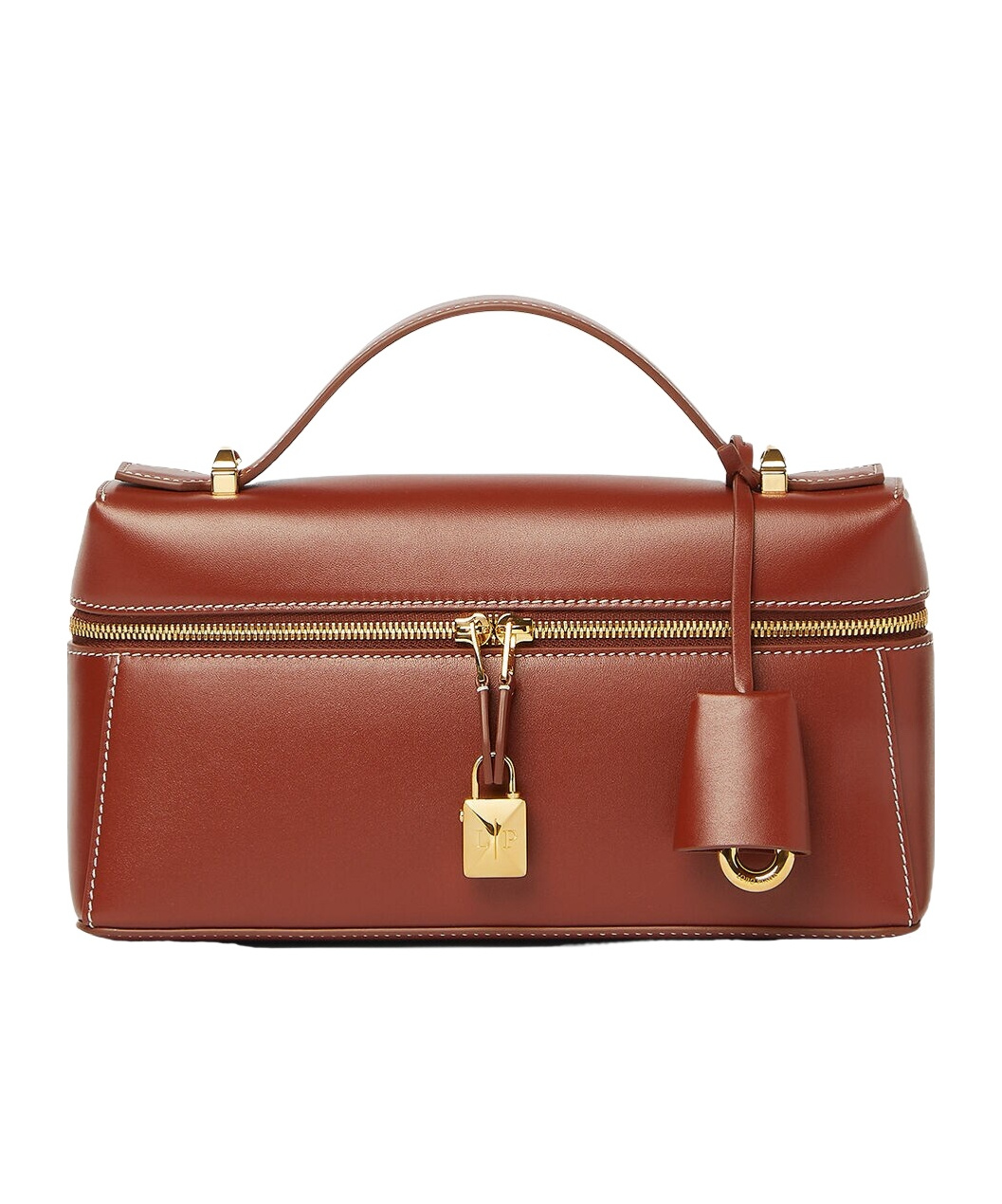 Loro Piana Extra Bag L23 Shoulder Bag In Deep Kumel/sun Gold