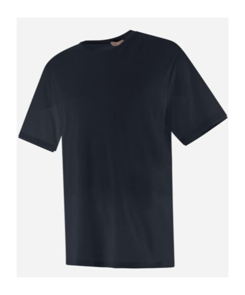 Herno Short-sleeved Crewneck T-shirt In Black