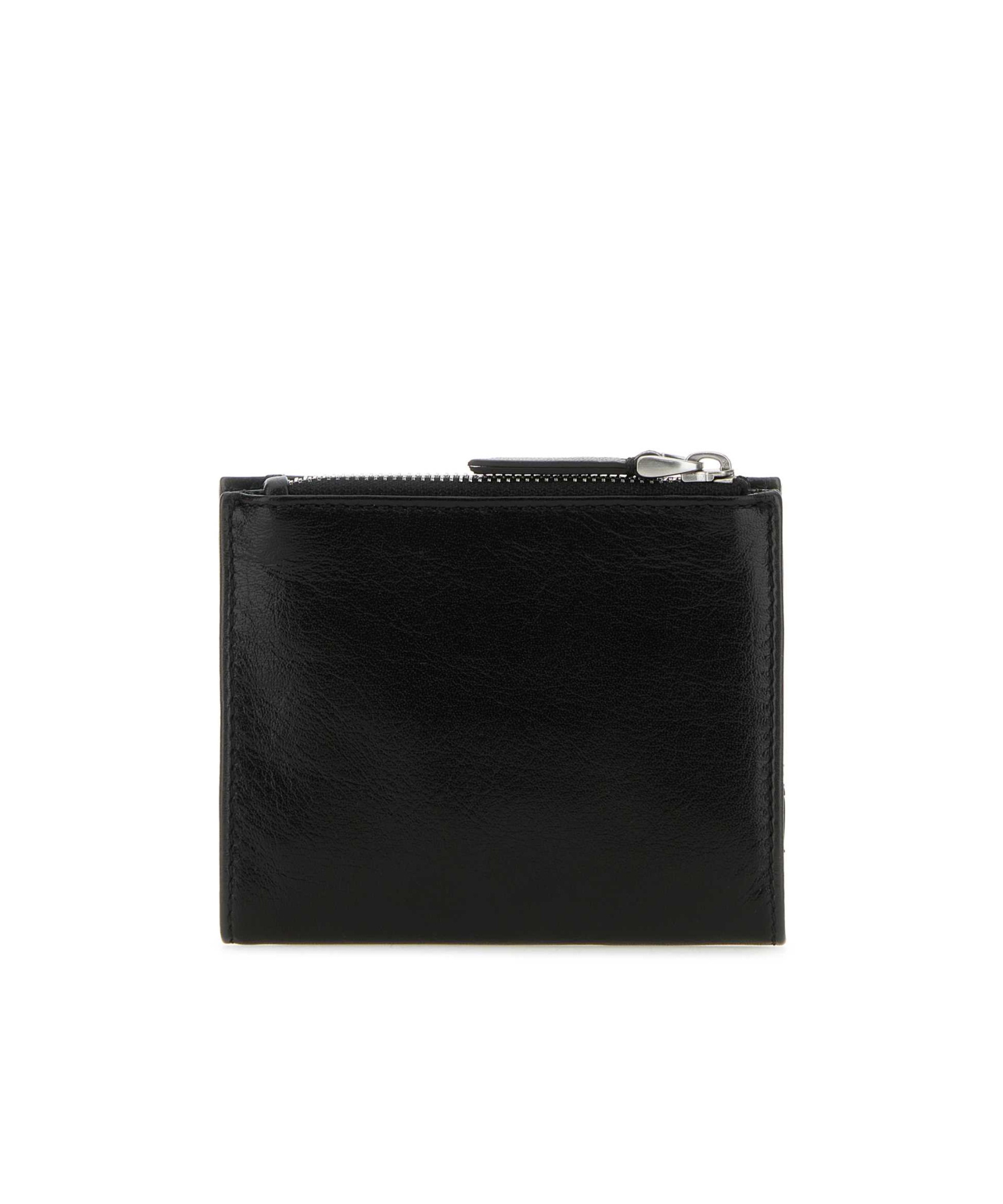 Ami Alexandre Mattiussi Ami Zipped Bi-fold Wallet In Black
