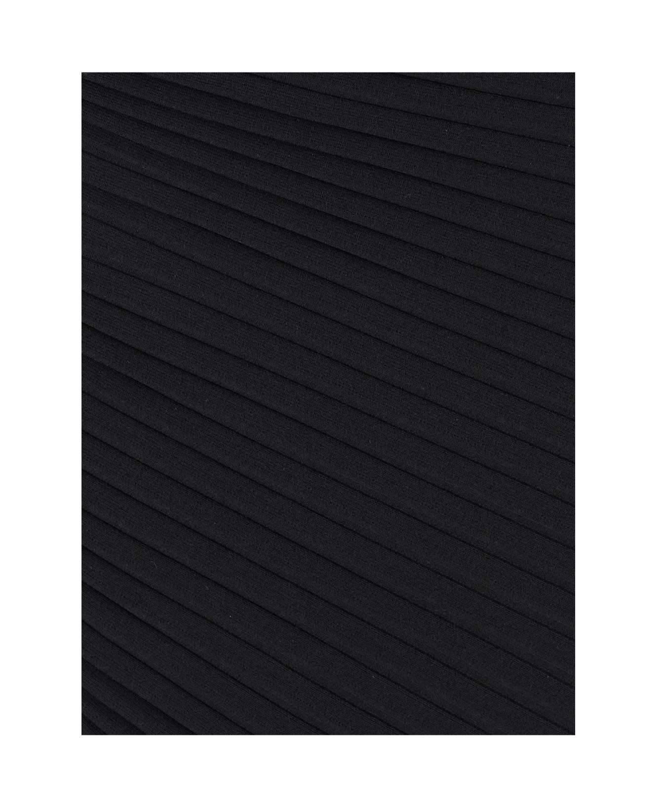 Philosophy Di Lorenzo Serafini Asymmetric Plissé Mini Skirt In Black