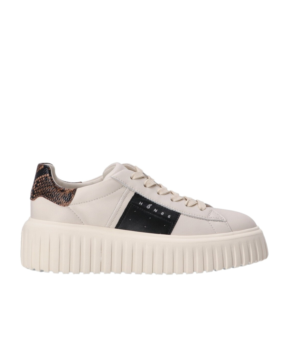 Hogan Lace-up Low-cut Casual Shoes In Nude