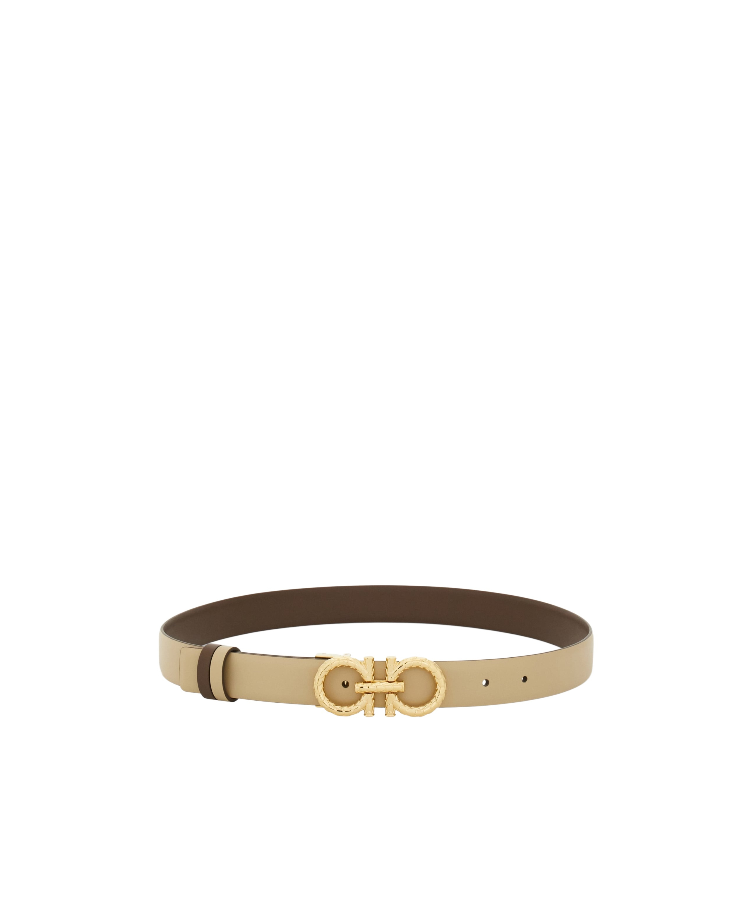 Ferragamo Adjustable Waist Belt In Nude