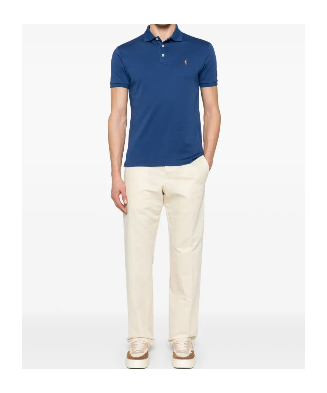 Pt01 Reworked Michael Cotton And Linen Trouser In Neutral