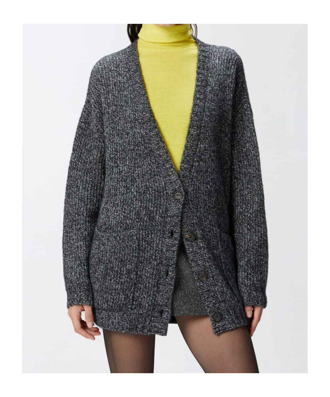 Pinko Erbaceo Cardigan In Black