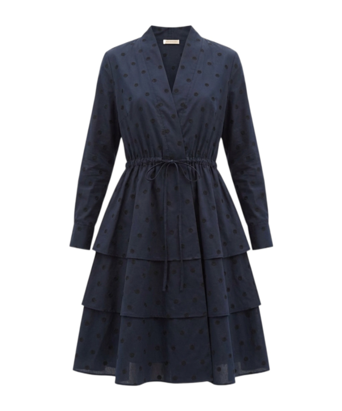 Alaïa V-neck Dress In Blue