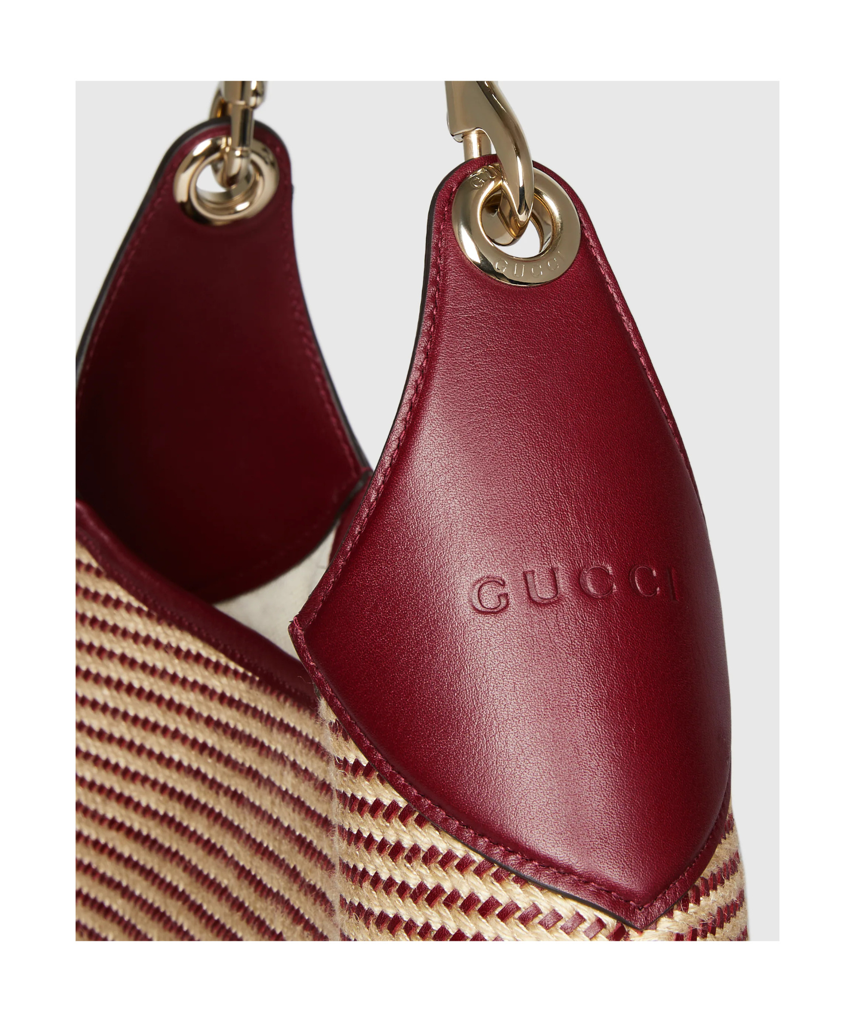 Gucci B Medium Shoulder Bag In Brown