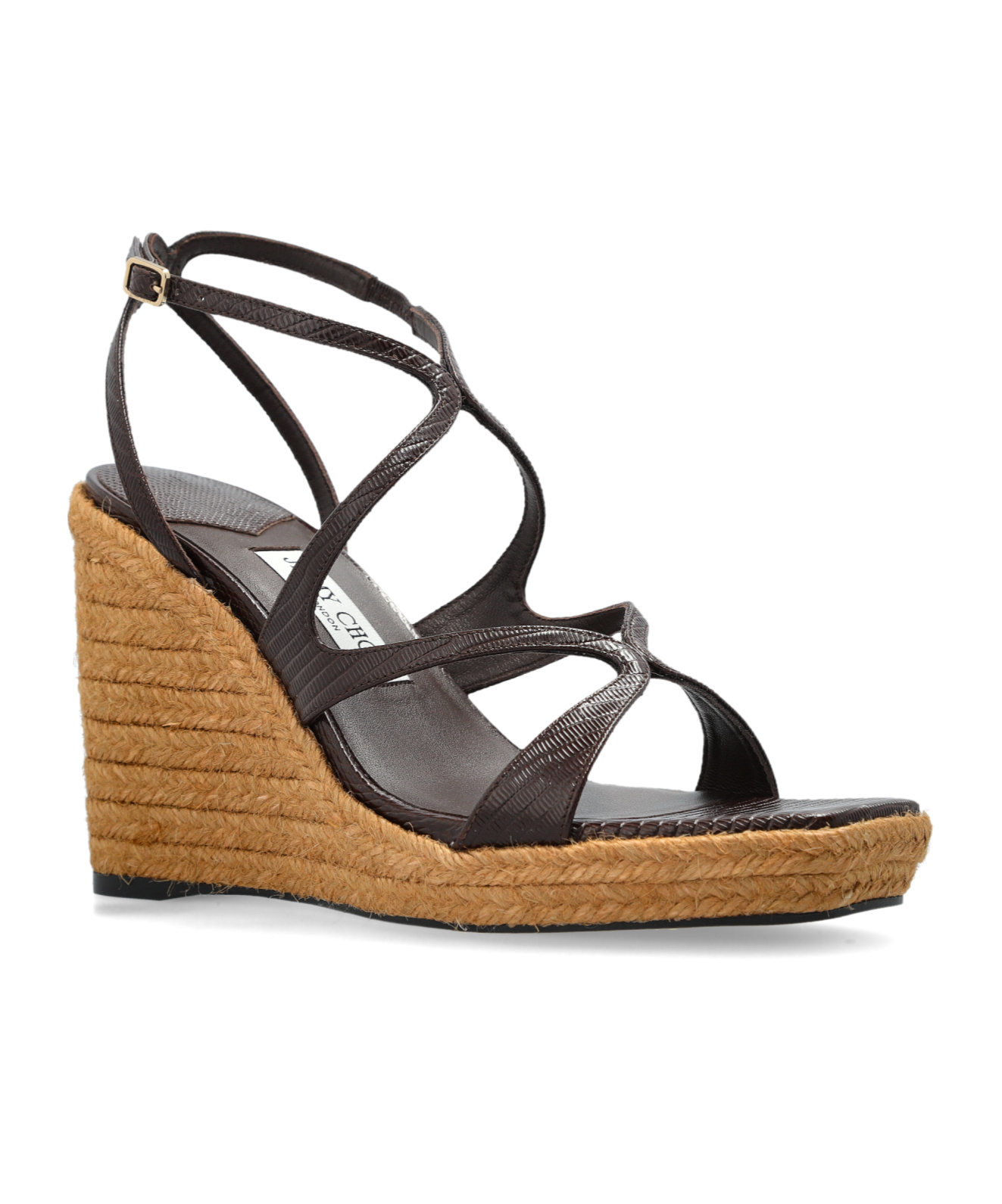 Jimmy Choo 110mm Ayla Espadrilles In Brown