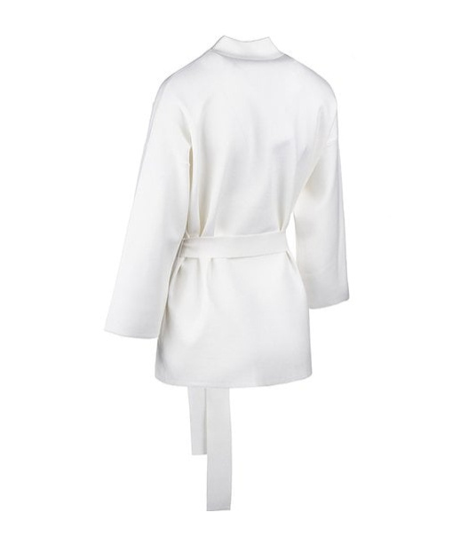 Max Mara Strap-up Casual Jacket In White