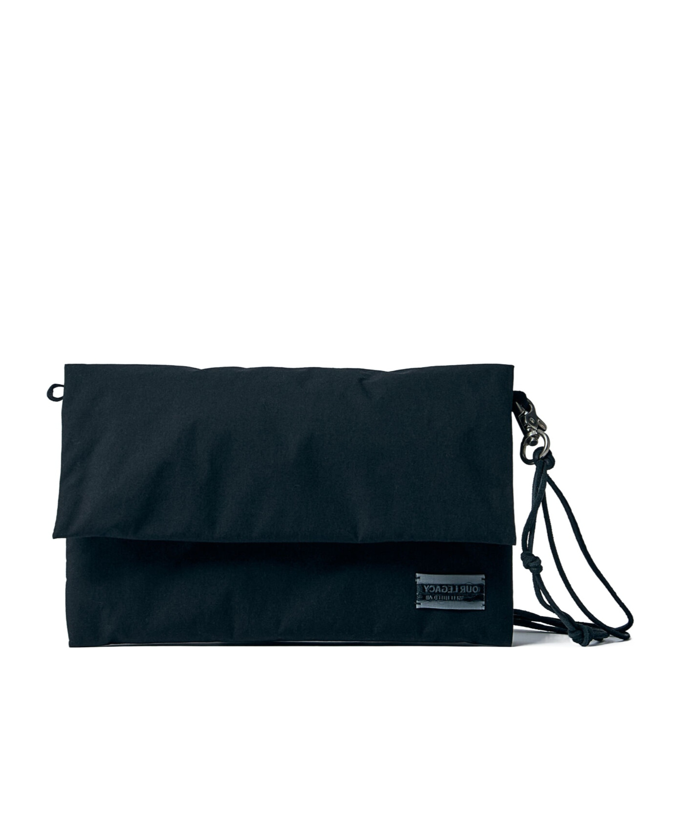 Our Legacy Logo Patch Crossbody Bag In Black