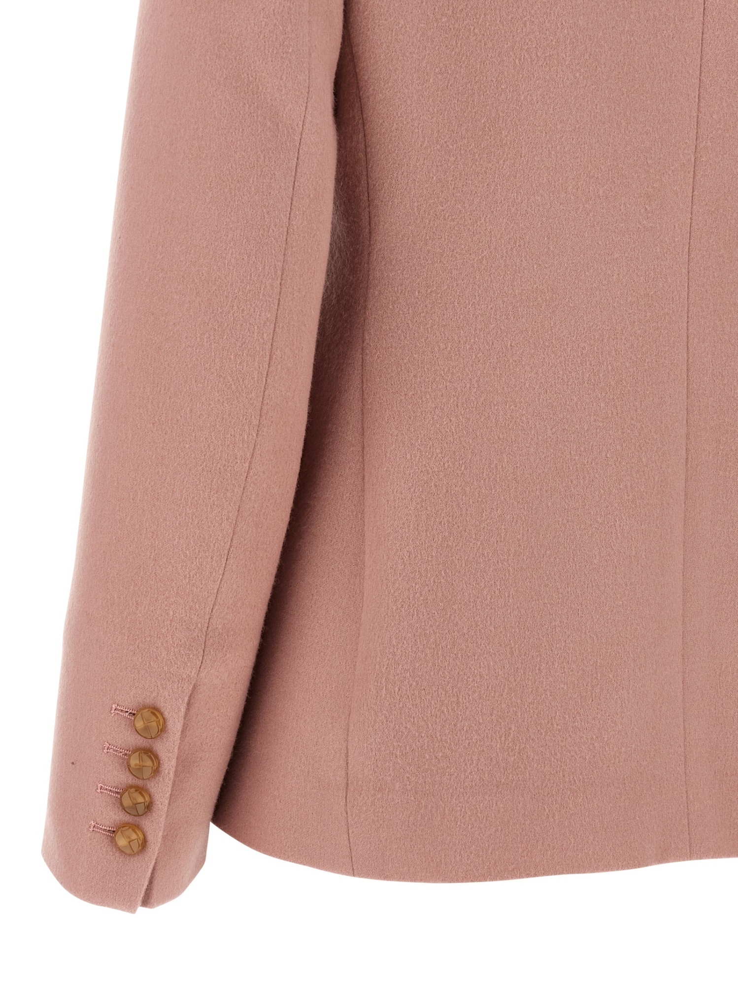 Blazé Milano Double-breasted Round-pockets Blazer In Brown