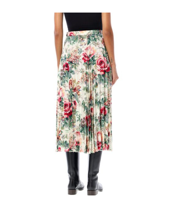 JUNYA WATANABE FLORAL-PRINT MAXI SKIRT