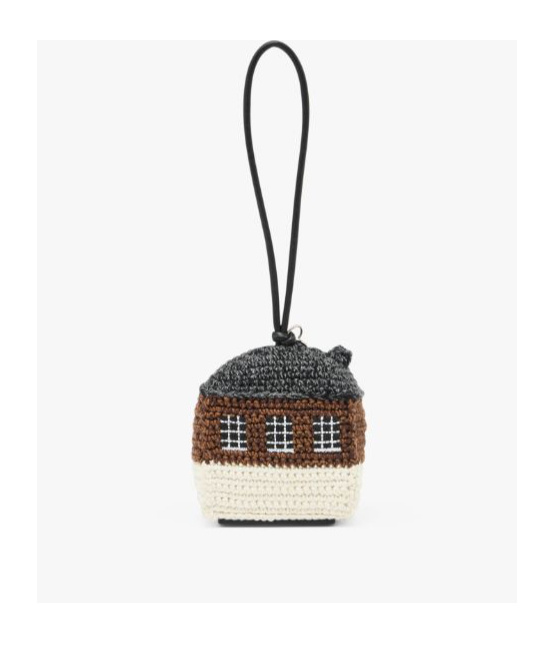 Jw Anderson House Crochet Charm In Multicolor