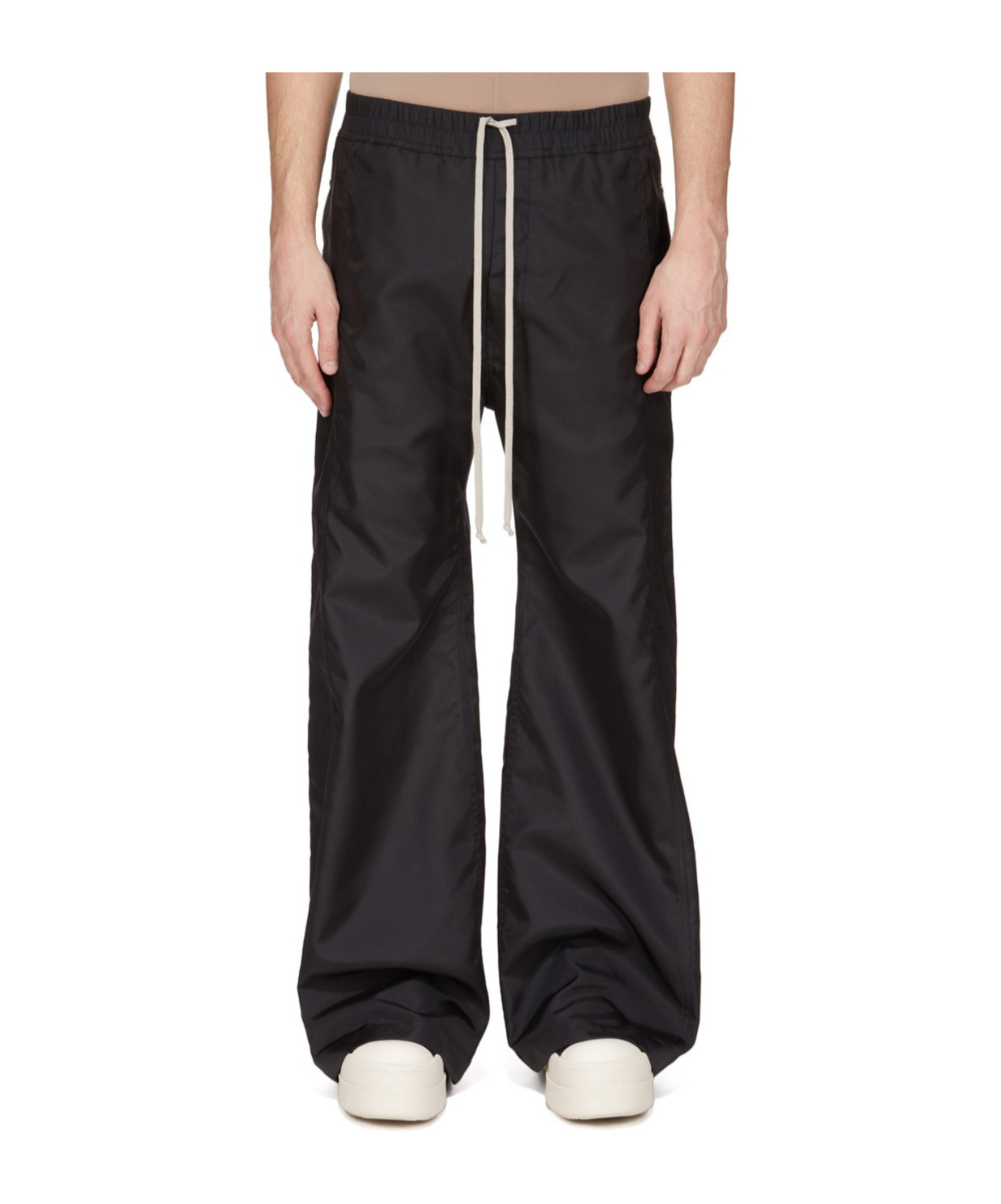 Rick Owens Drkshdw Drawstring Elastic Waist Casual Pants In Black