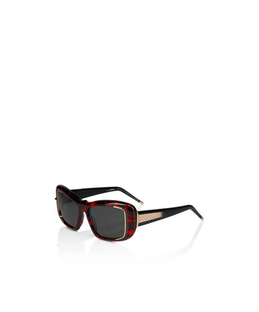 Christian Louboutin Rectangular Sunglasses In Black