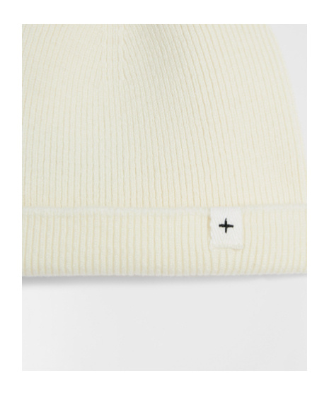 Jil Sander Knitted Rib Hat In White