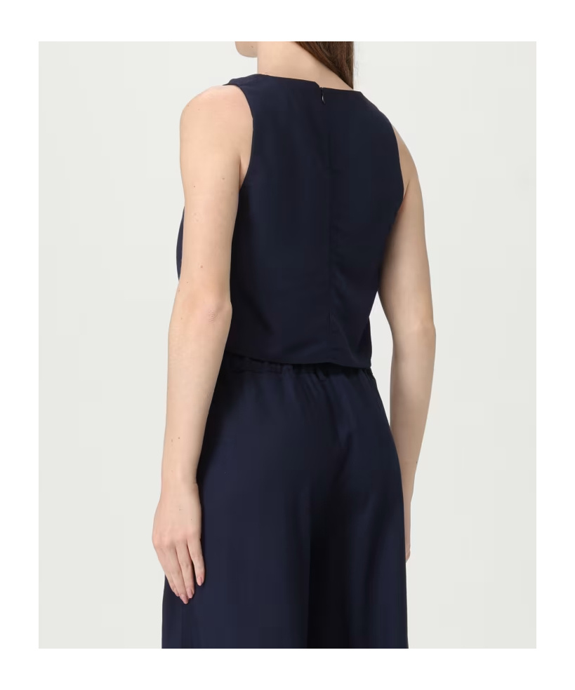 Kaos V-neck Crop Top
