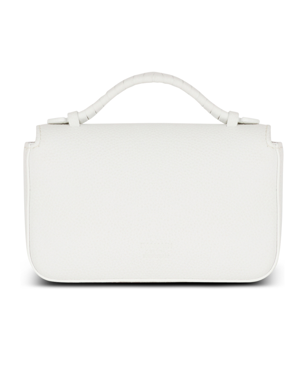 BALMAIN GRAINED CALFSKIN B-BUZZ 17 MINI BAG