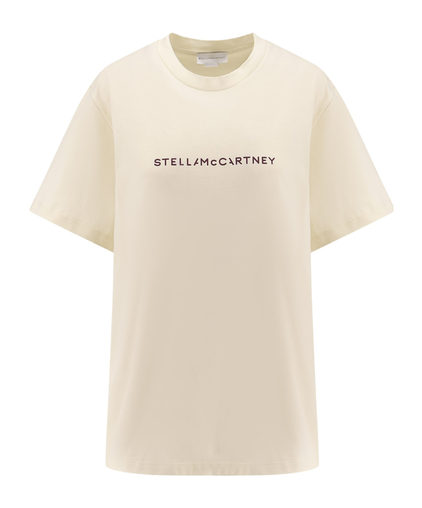 Stella Mccartney Stella Iconics Crewneck T-shirt In Neutral
