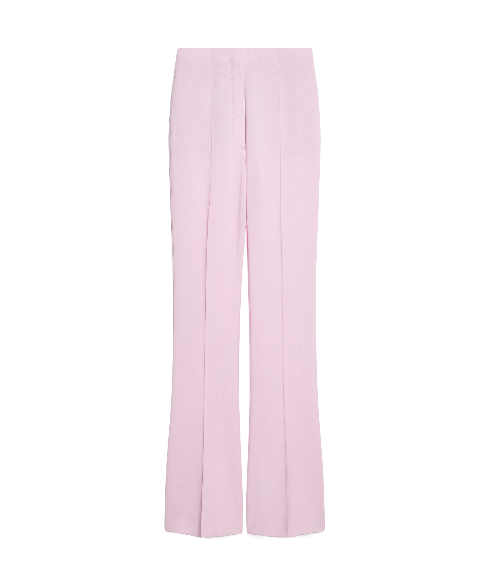Sportmax High-rise Wool Bell Bottoms In Purple