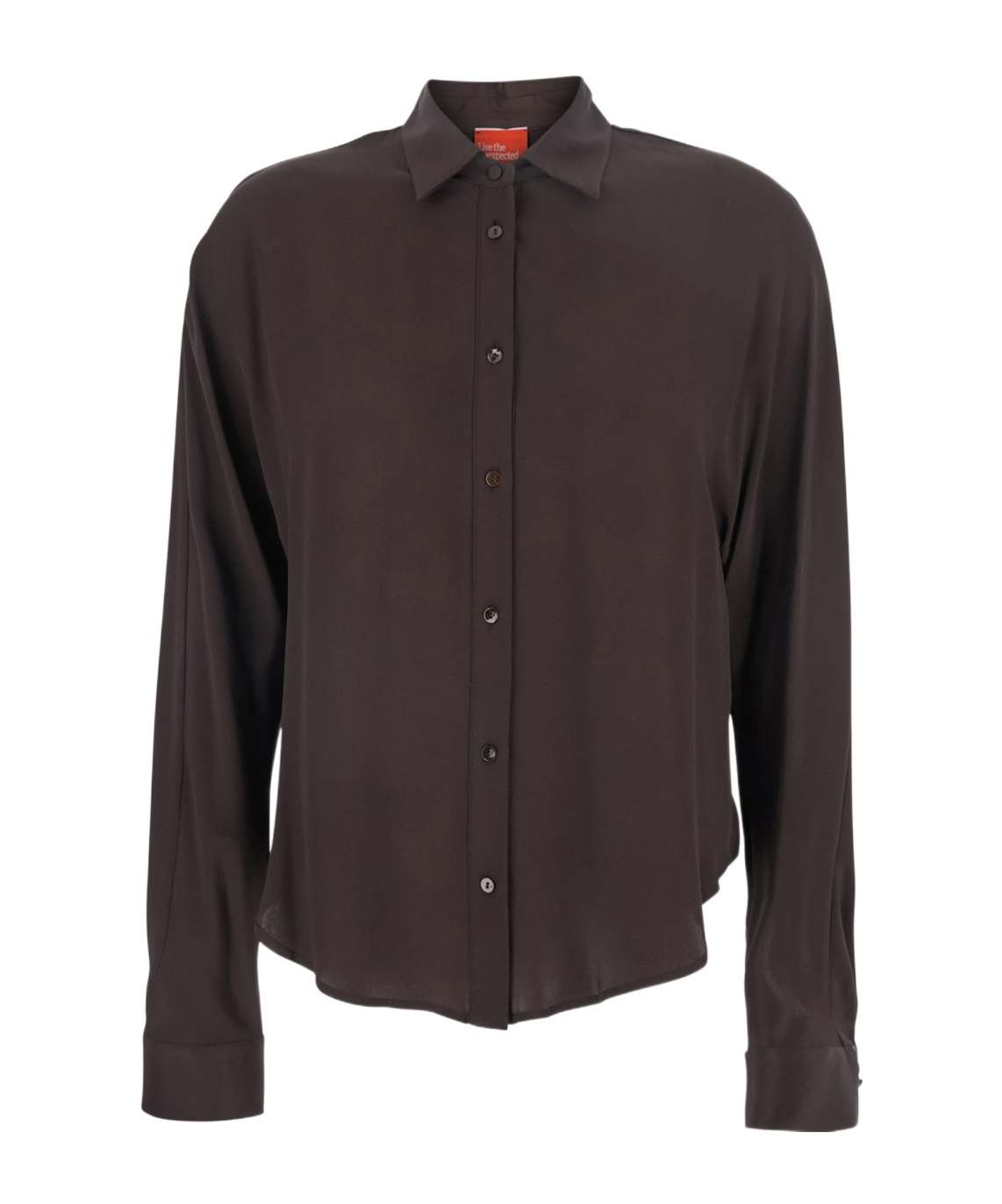 Merci Long Sleeve Shirt In Brown