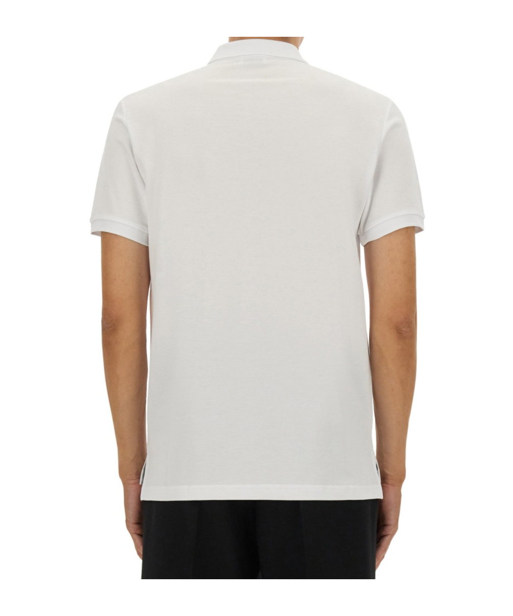 Moschino Polo Collar Short Sleeves T-shirt In White