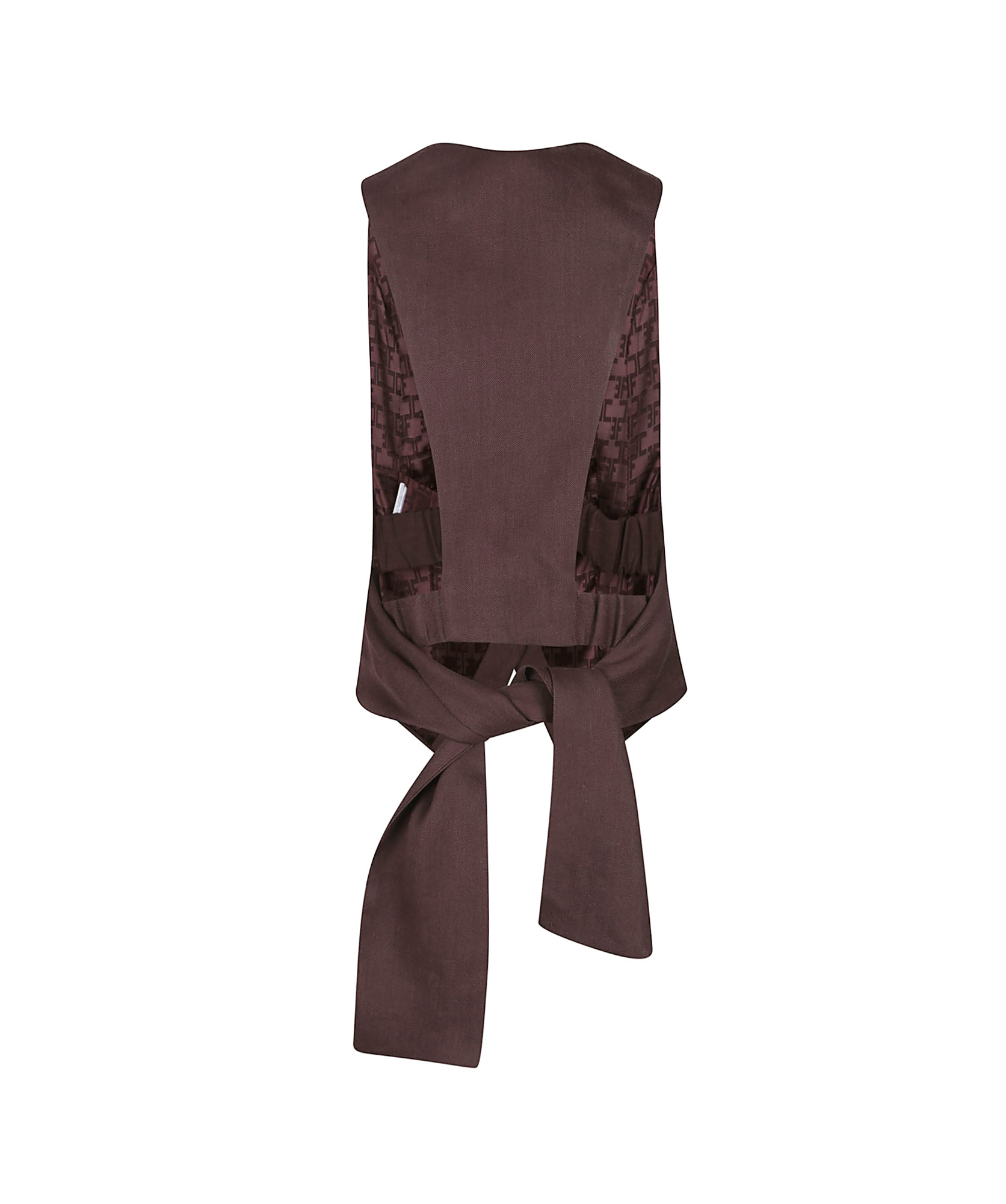 ELISABETTA FRANCHI ELISABETTA FRANCHI GABARDINE WAISTCOAT