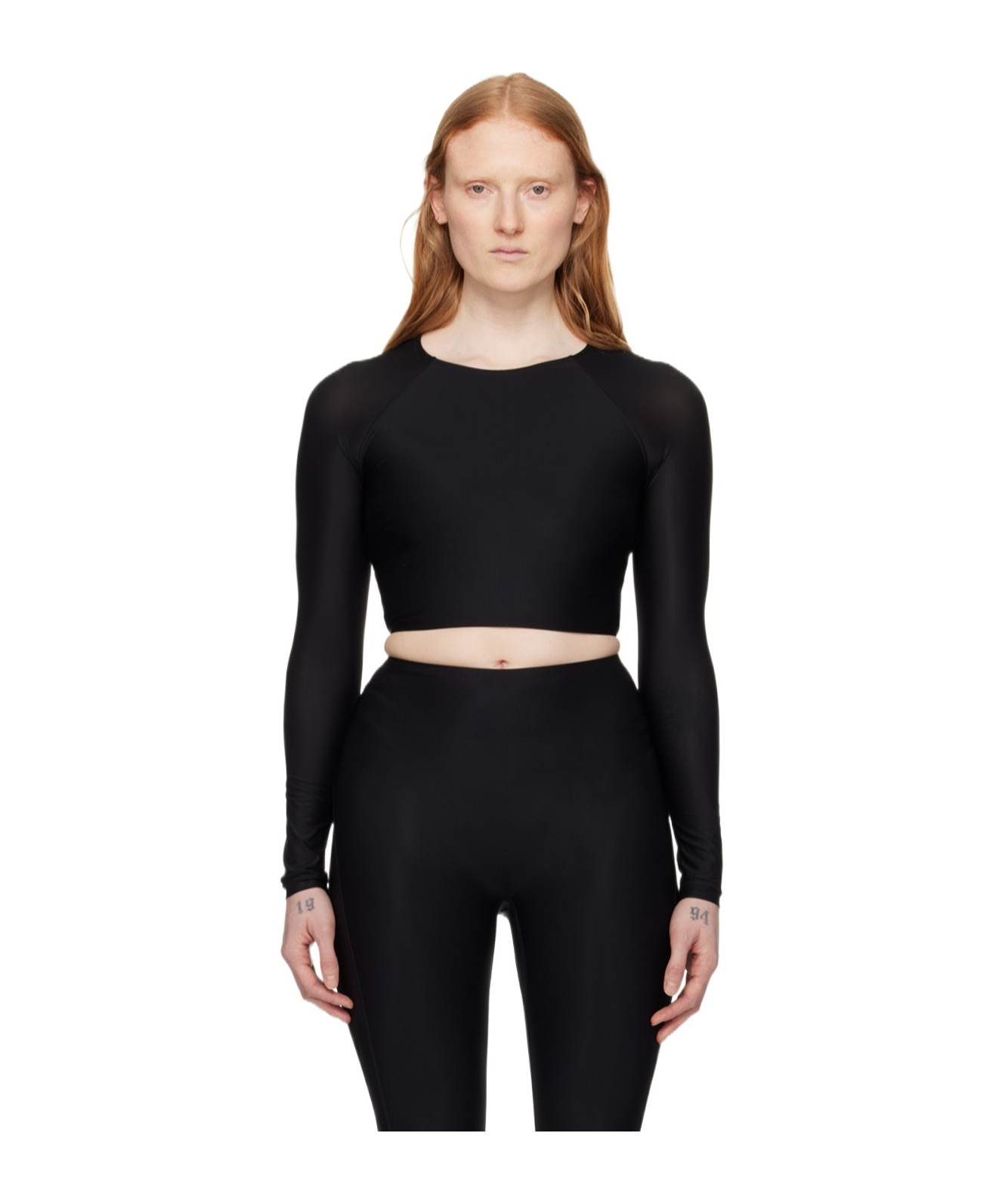 Wolford Active Flow Long-sleeved Blouse In Black