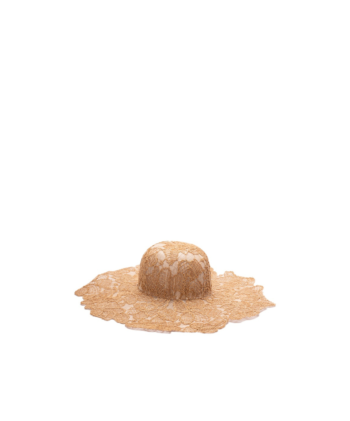 Ermanno Scervino Wide-brimmed Hat In Nude