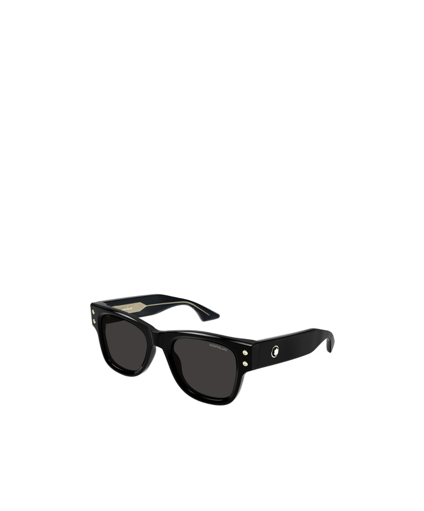 Montblanc Full Frame Sunglasses In Black