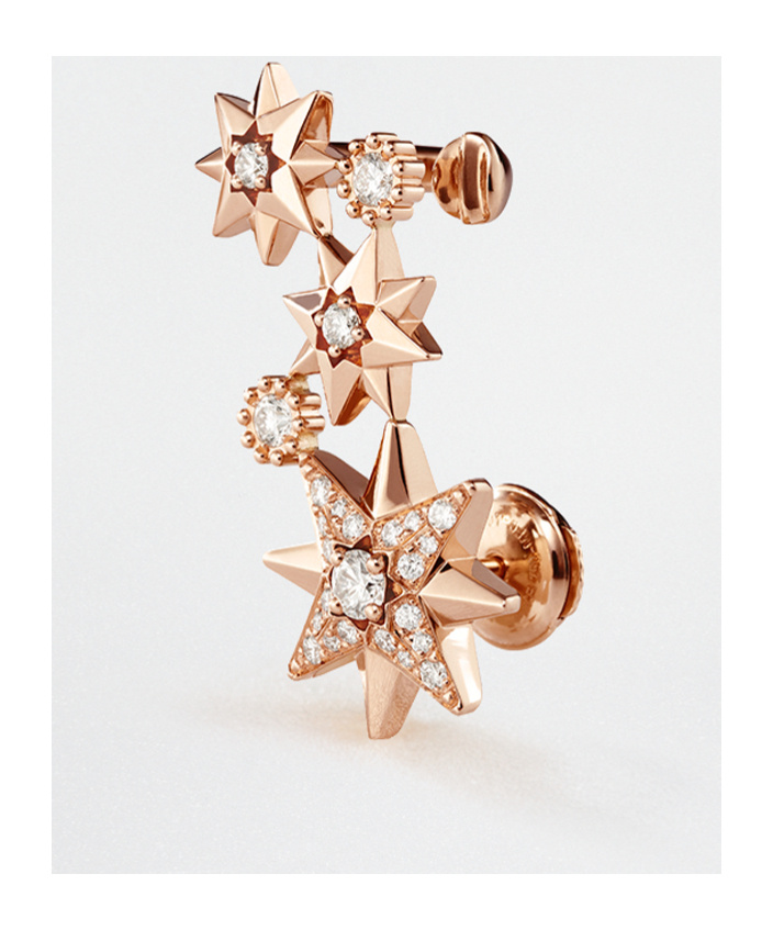 Dior Étoile Des Vents Single Earring In Yellow