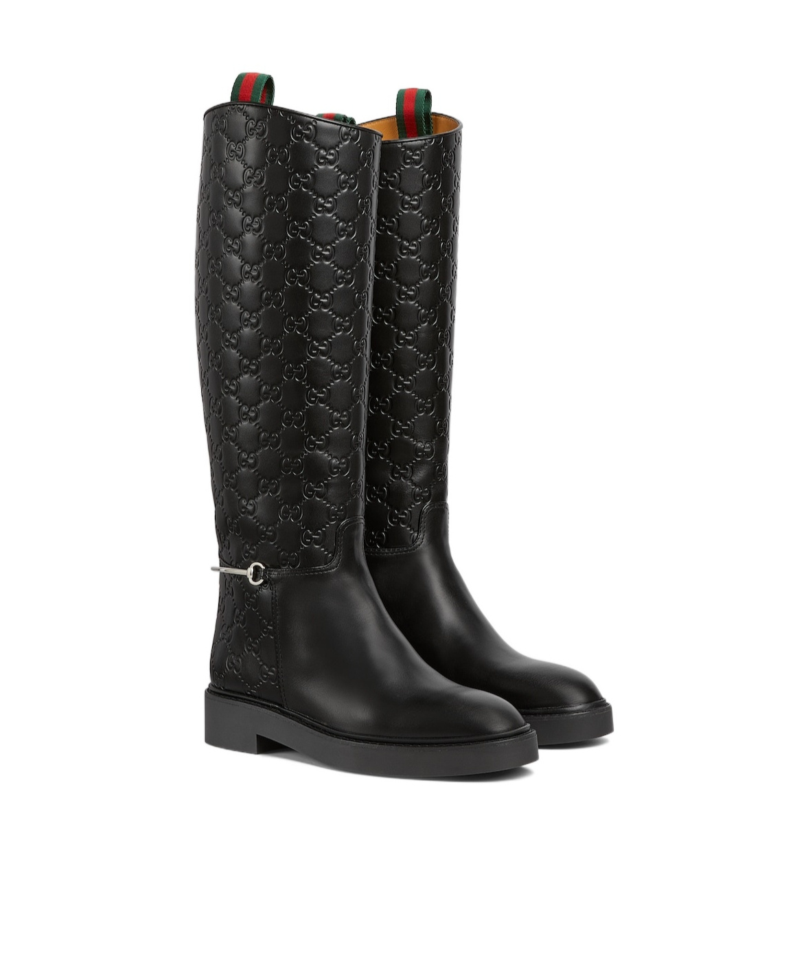 Gucci Women`s Boot With Slim Clamp In Black